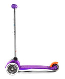 Micro Mini Classic Scooter with LED Wheels - Purple - Laadlee