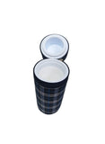 Cuddle & Cloud Heat Preservation Thermal Baby Bottle Warmer - Fabric Checkered Blue/Black