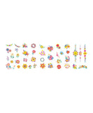 Avenir Nail Stickers and Tattoos Kit - Flower - Laadlee