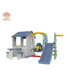 MYTS Korean Playhouse Game With Swing Slide & Table Chair - Blue
