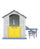 MYTS Korean Playhouse Game With Swing Slide & Table Chair - Blue