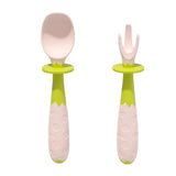 Mideer Bendable Cutlery for Kids - Pink