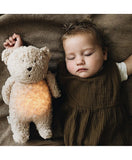 Moonie Organic Humming Bear Friend with Lamp - Sand Natur