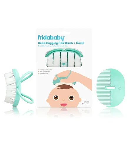 Frida Baby - Infant Head-Hugging Hairbrush + Styling Comb Set - Laadlee