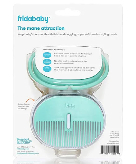 Frida Baby - Infant Head-Hugging Hairbrush + Styling Comb Set - Laadlee