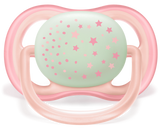 Philips Avent Ultra Air Soother Nighttime 0M-6M Girl - 2 Pcs