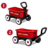 Radio Flyer Push & Play Walker Wagon With Teddy Bear