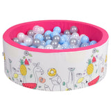 Delsit Ball Pool Fruits & Flamingos - Pink