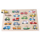 Lelin Transports Peg Puzzle - Big Size