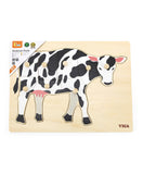 Viga Montessori Puzzle - Cow