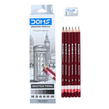 Doms Drawing Pencil Set Of 6 Pcs