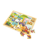 Viga Wooden 48 Pcs Puzzle - Construction Area