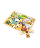 Viga Wooden 48 Pcs Puzzle - Construction Area