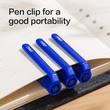 Deli 0.7 Gel Pen Bullet Tip Blue 6Pc