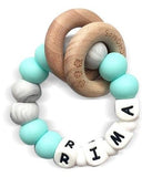 Desert Chomps Personalized Teether Ringlet - Mint