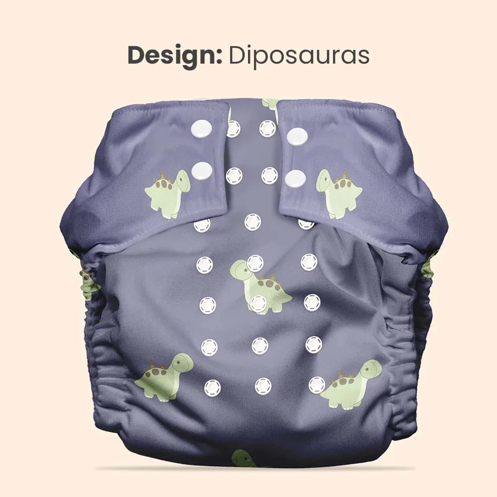 Mother Sparsh Plant Powered Cloth Diaper - Diposauras - Laadlee