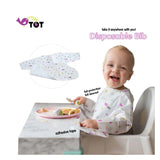Tidy Tot Disposable Bib Twin Pack - White