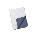 Doomoo Dream Baby Blanket - Blue Grey Moon