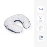 Doomoo Softy Nursing Pillow - Blue Grey Moon
