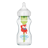 Dr. Brown's Glass Wide Neck Options+ Anti Colic Bottle with L3 Nipple 270ml - Fox - Laadlee