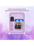 Disney Frozen Cylinder Karaoke Machine With Bluetooth Mic