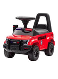 MYTS Kids Police Ride-On Push Car With Siren, Megaphone And Storage - Red