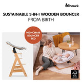 Hauck Highchair Bouncer Eco - Light Grey