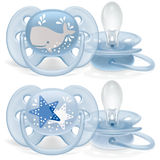 Philips Avent Soft Soother Mix Deco - Blue (6M - 18M)