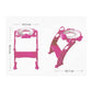 Karibu Frog Shape Cushion Potty seat with Ladder - Pink - Laadlee