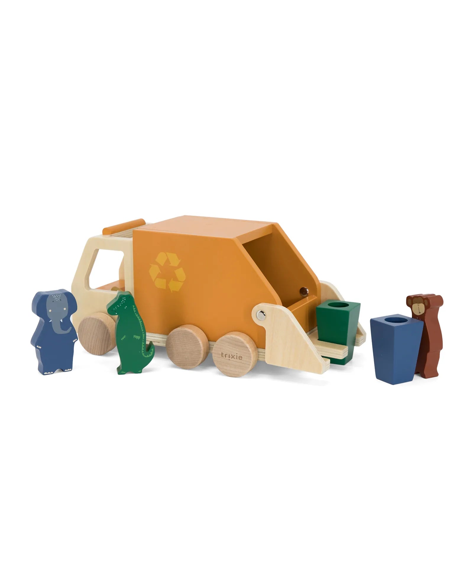Trixie Wooden Garbage Truck - Laadlee