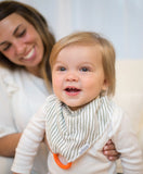 Dr. Brown's Bandana Bib With Teether - Fox / Stripes - Pack of 2 - Laadlee