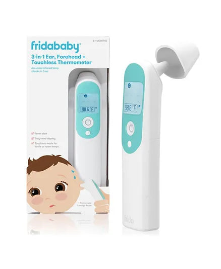Frida Baby - 3-in-1 Baby Ear Forehead Touchless Infrared Thermometer - Laadlee