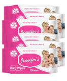 Jennifer's Baby Wipes Pack of 5 + 1 Free - 720pcs