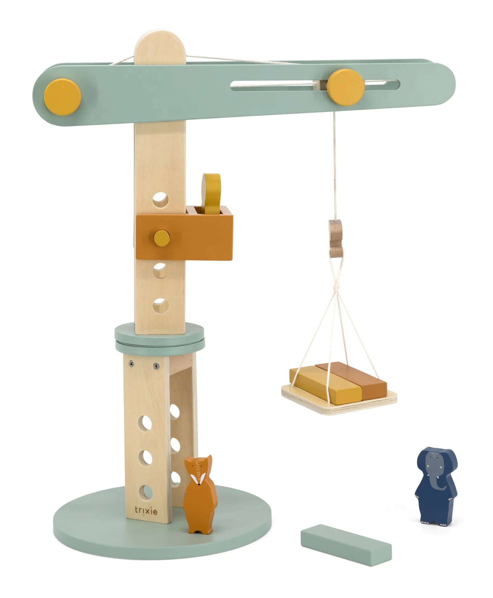 Trixie Wooden Construction Crane - Laadlee