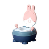 Lovely Baby Potty Training Seat Rabbit - Pink & Blue