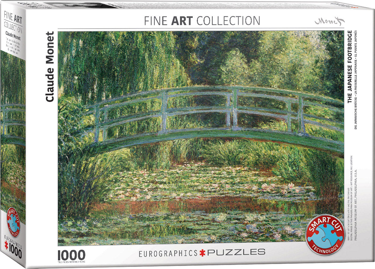 eurographics-the-japanese-footbridge-by-claude-monet-puzzle-1000pcs - 1