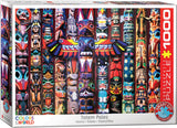 eurographics-canadian-totem-poles-puzzle-1000pcs - 1