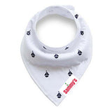 Eazy Kids Bandana Bibs - Anchor Ships (Set Of 4)