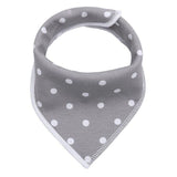 Eazy Kids Bandana Bibs - Triangles Dots (Set Of 4)