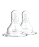 Dr. Brown's Level-3 Silicone Narrow Nipple - Pack of 2 - Laadlee