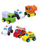 Viga Mini Vehicles Set - 6Pcs