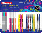 Luxor Art and Hobby Pens Water Base Marker - Pack of 20
