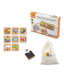 Viga Magnetic Puzzle Block Transportation - 32Pcs