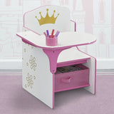 Delta Children Princess Crown Chair Desk With Storage Bin