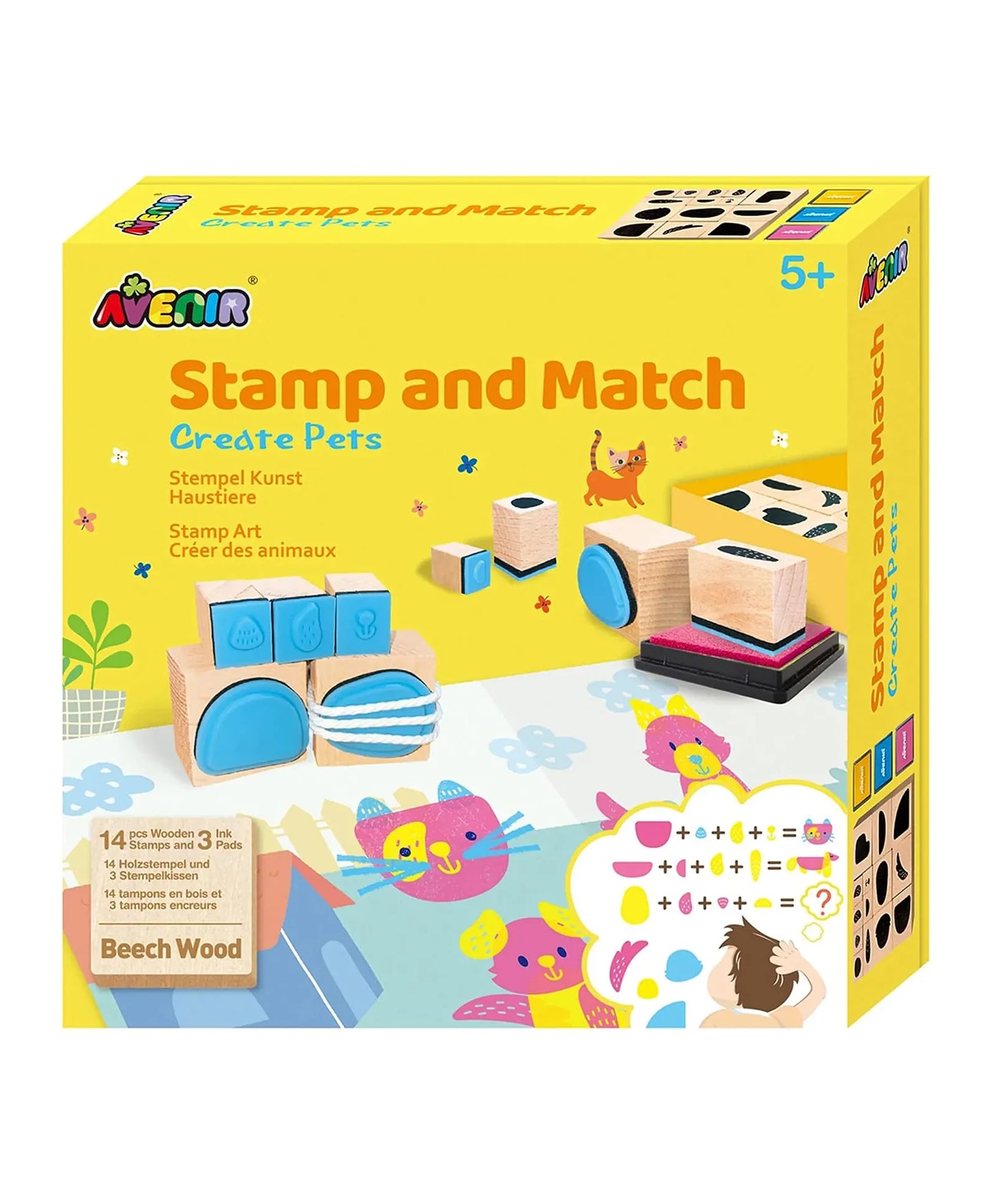 Avenir Stamp and Match - Create Pets - Laadlee