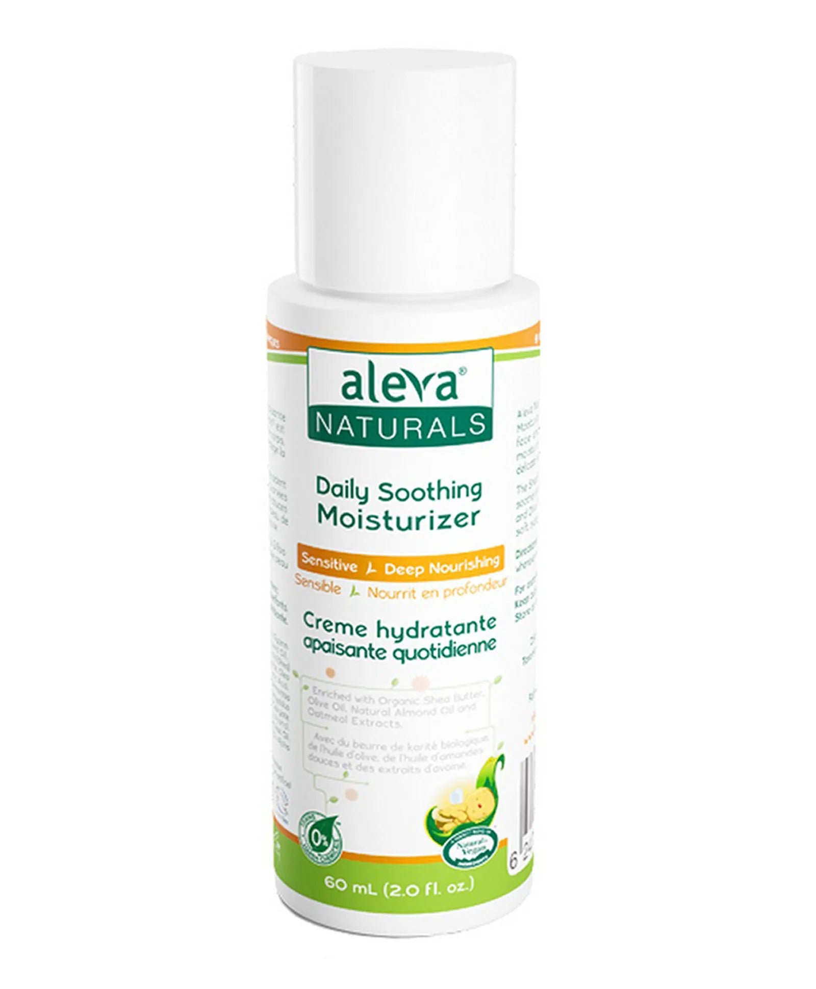 Aleva Naturals Daily Soothing Moisturizer - Travel Size - 60ml - Laadlee