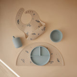 Mushie Silicone Sippy Cup Powder Blue - Laadlee