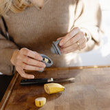 Mushie Silicone Fresh Food Feeder 2-Pack Shifting Sands