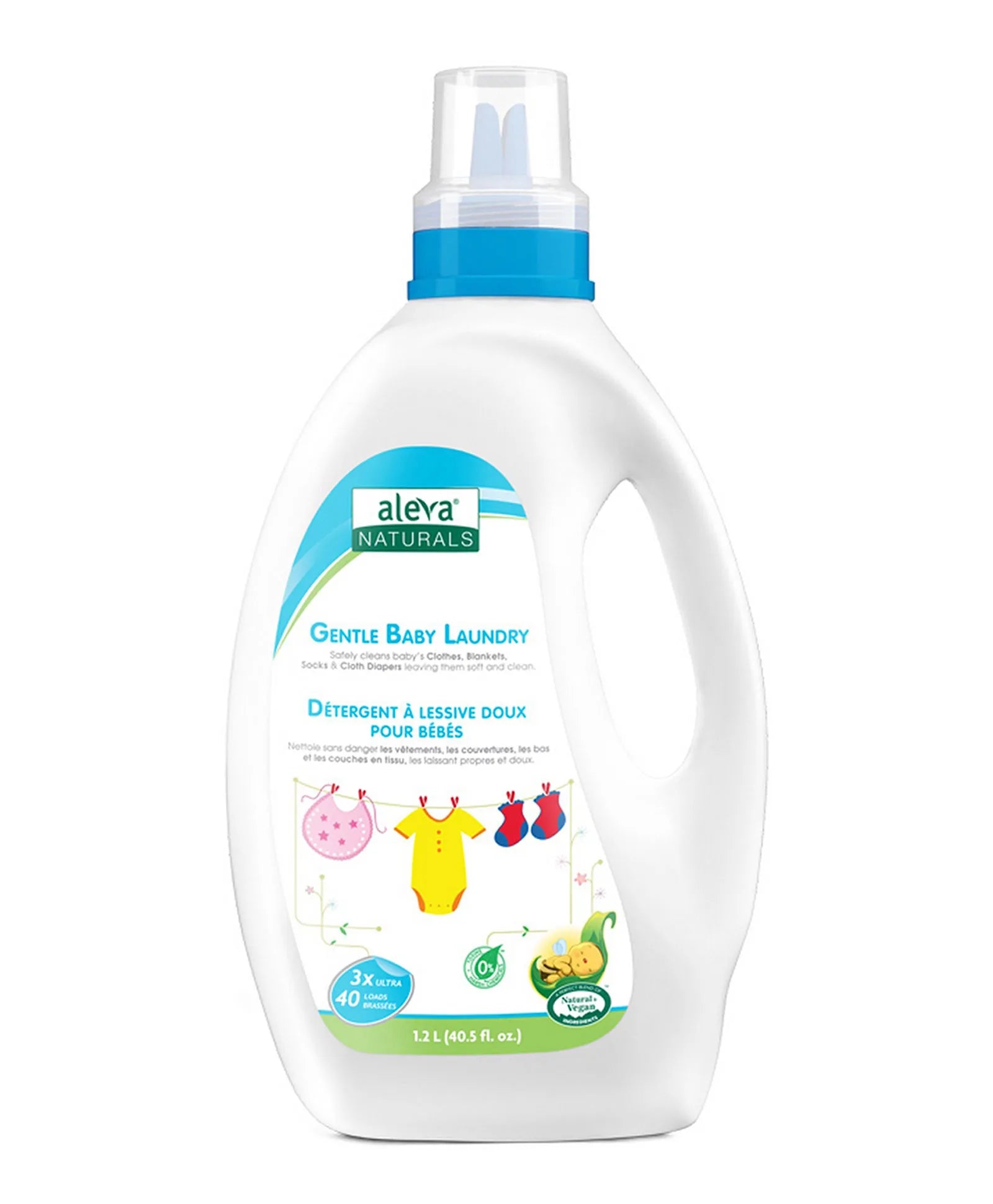Aleva Naturals Gentle Baby Laundry - 1.2L - Laadlee