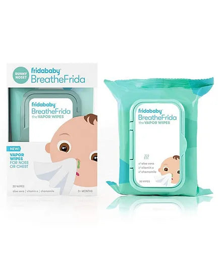 Frida Baby - BreatheFrida Baby Vapor Wipes for Nose Chest Wipes - 30pcs - Laadlee